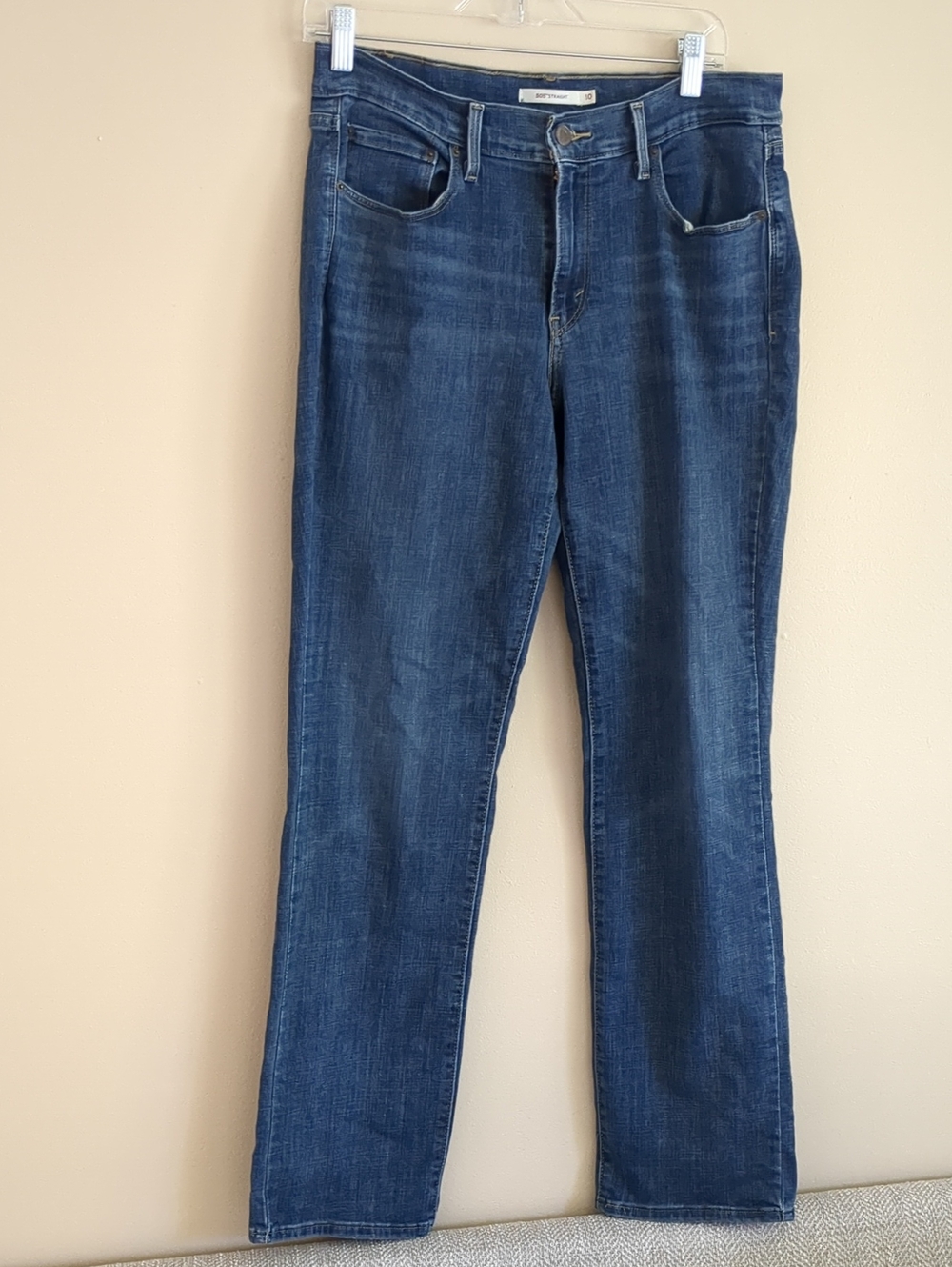 10 Levis 505 Straight Blue Denim Jeans